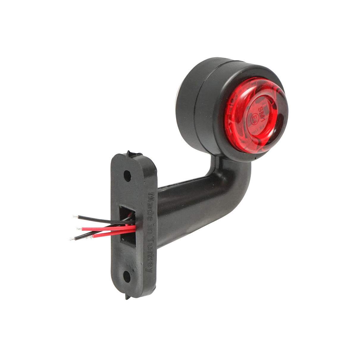 Forgókaros LED helyzetjelző lámpaszett, 12–24V, fehér-piros, FR1103, Breckner Germany