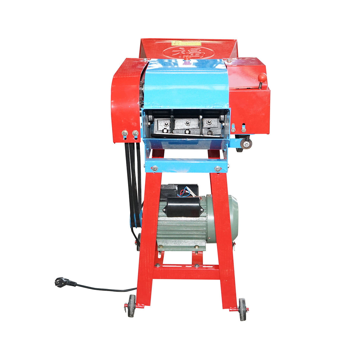 ELEKTROMOS MORZSOLÓ ÁLLÍTHATÓ SEBESSÉGGEL LUCERNÁHOZ, KUKORICASZÁRHOZ, BÚZÁHOZ, NAPRAFORGÓHOZ 2,2 KW/220 V, 3 LE