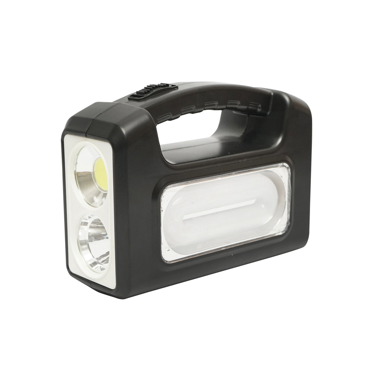 Hordozható LED világítási készlet 3 izzóval/projektorral, napelemmel és 6V, 4.5Ah akkumulátorral, horgászathoz, kempingezéshez, GD-7COB