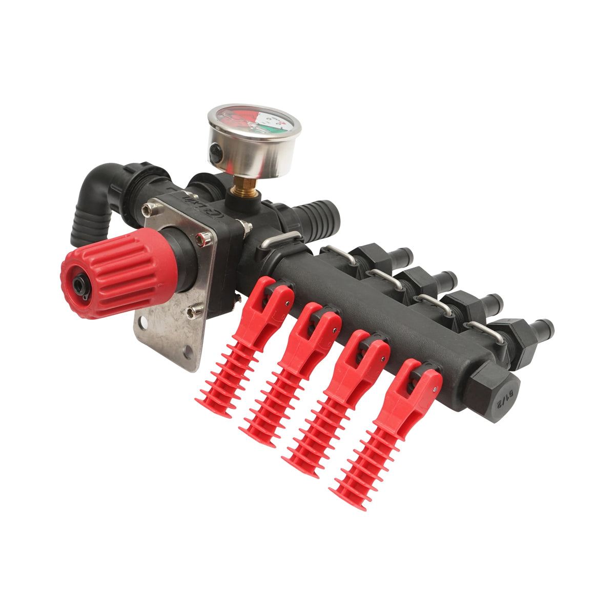 4-utas osztóegység nyomásmérővel permetezőgéphez (lengyel modell kompatibilis)