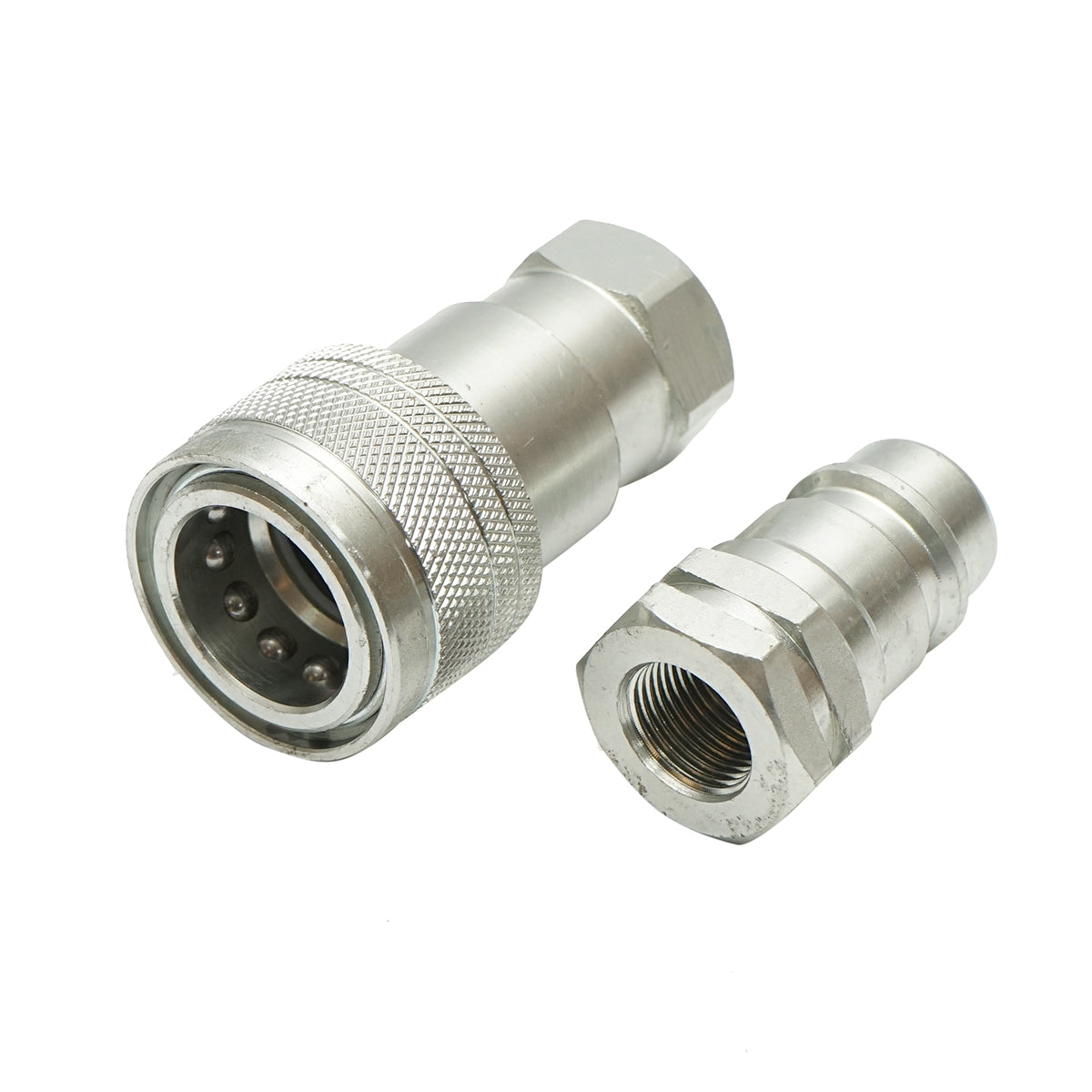 Átmenő szelep anya-apa kúpos csatlakozással, M16 menettel, M16x20 átalakítókkal (1/2" gyorscsatlakozó anya+apa készlet), 92,8x37x29,6 mm