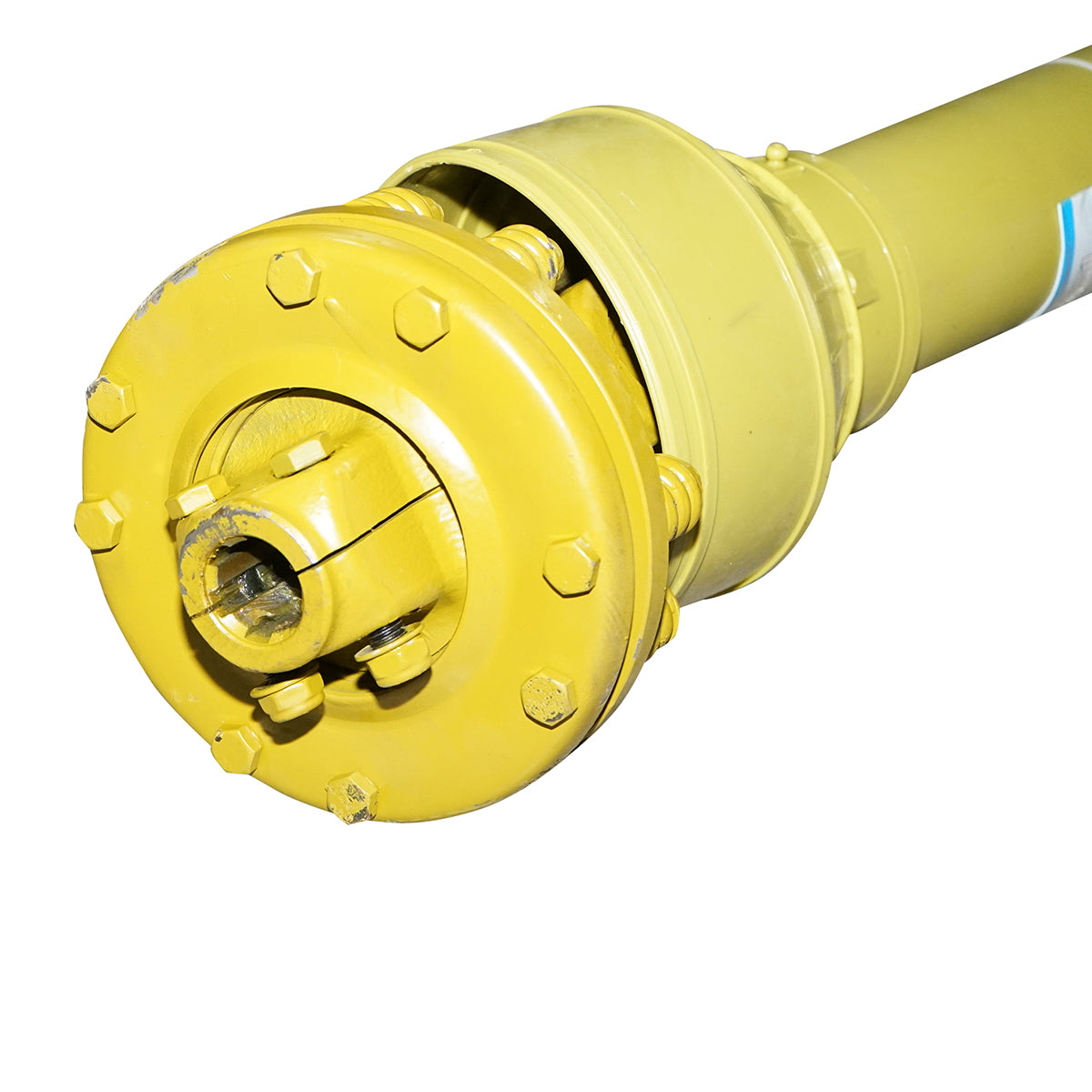 Kardántengely 1400 mm, S9 T9, kéttárcsás kuplunggal, kereszt 41x108 mm, csillag alakú csővel, 1 3/8" Z=6