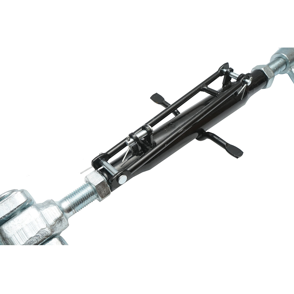 Középső húzókar New Holland gépekhez, hossz: 890 mm, rövidített hossz: 670 mm, gömbfej átmérő: 25,5 mm, II. kategória