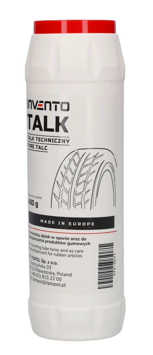 TALKUMPOR GUMIABRONCSOKHOZ 400 G INVENTO