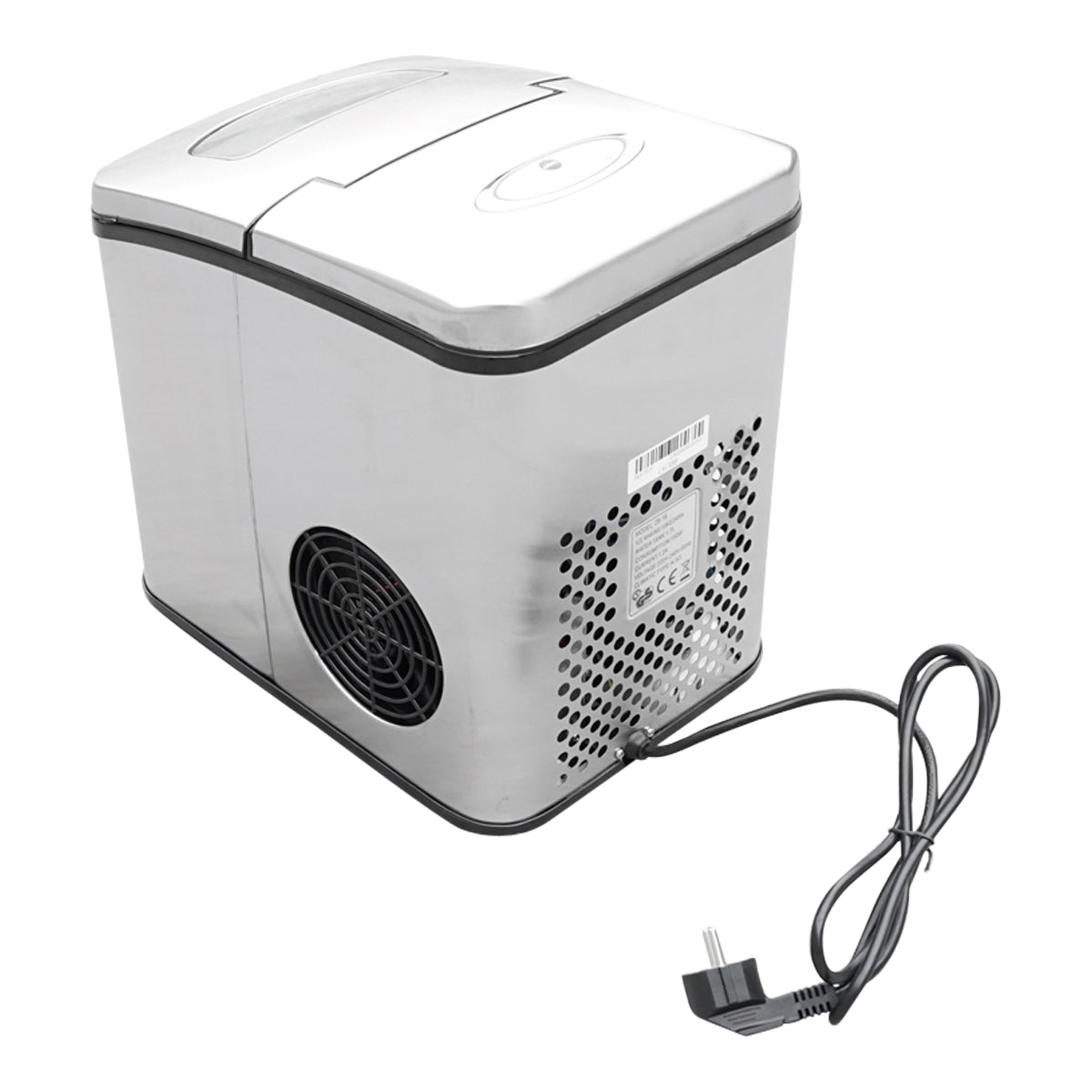 Jégkészítő gép, kapacitás 1.7L, 220V/150W, teljesítmény 14 kg/24h, méret: 242x358x328 mm, Breckner Germany