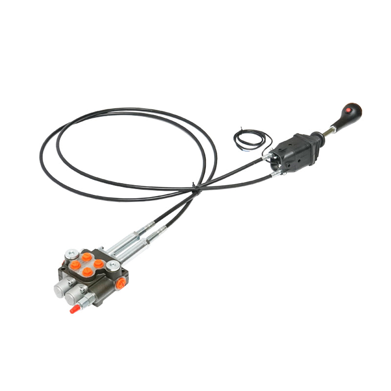 HIDRAULIKUS SZELEP KARRAL, KÁBEL HOSSZA 2M, NYOMÁS 250 BAR, ÁRAMLÁSI SEBESSÉG 40L/MIN, BRECKNER GERMANY