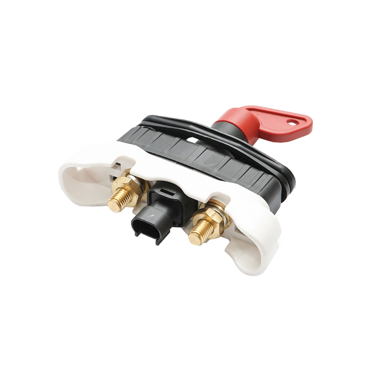 Főkapcsoló 12/24V, M10 csatlakozó, 2 tűs csatlakozóval Renault és Volvo járművekhez, Breckner Germany