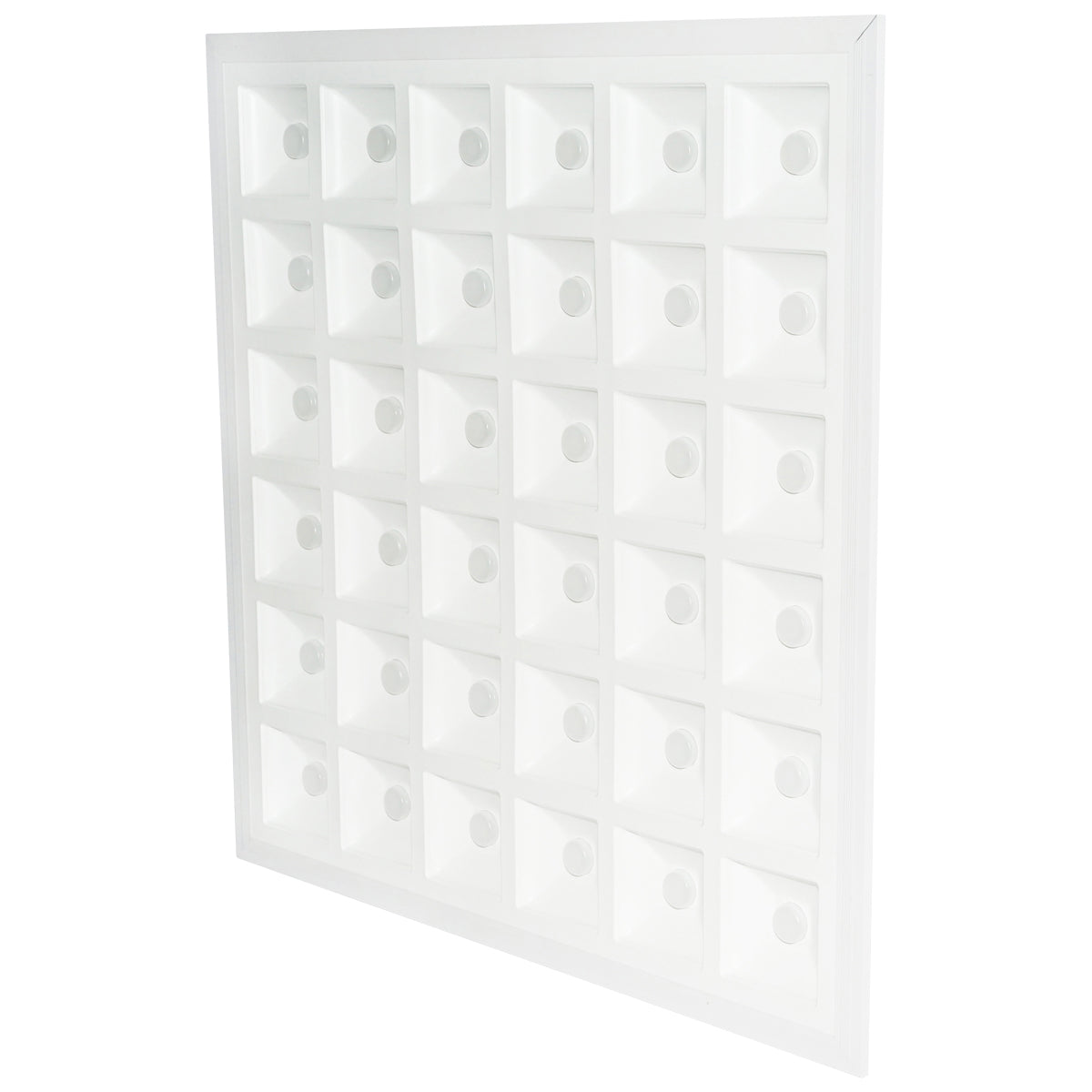 Slim LED panel 48W, 220V, 6500K, IP20, 595x595x20 mm, álmennyezetbe, Breckner Germany