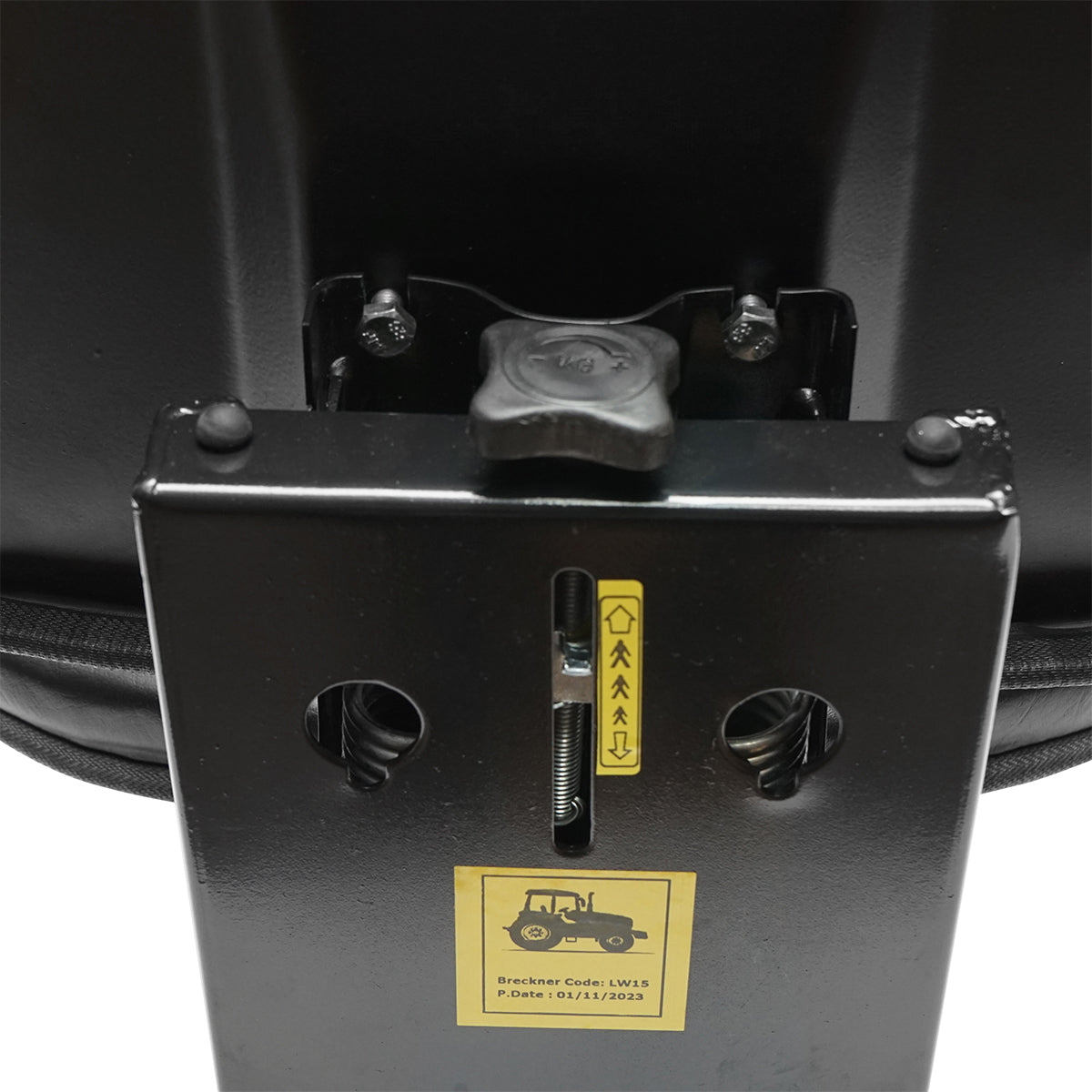 Univerzális fekete ülés traktorhoz