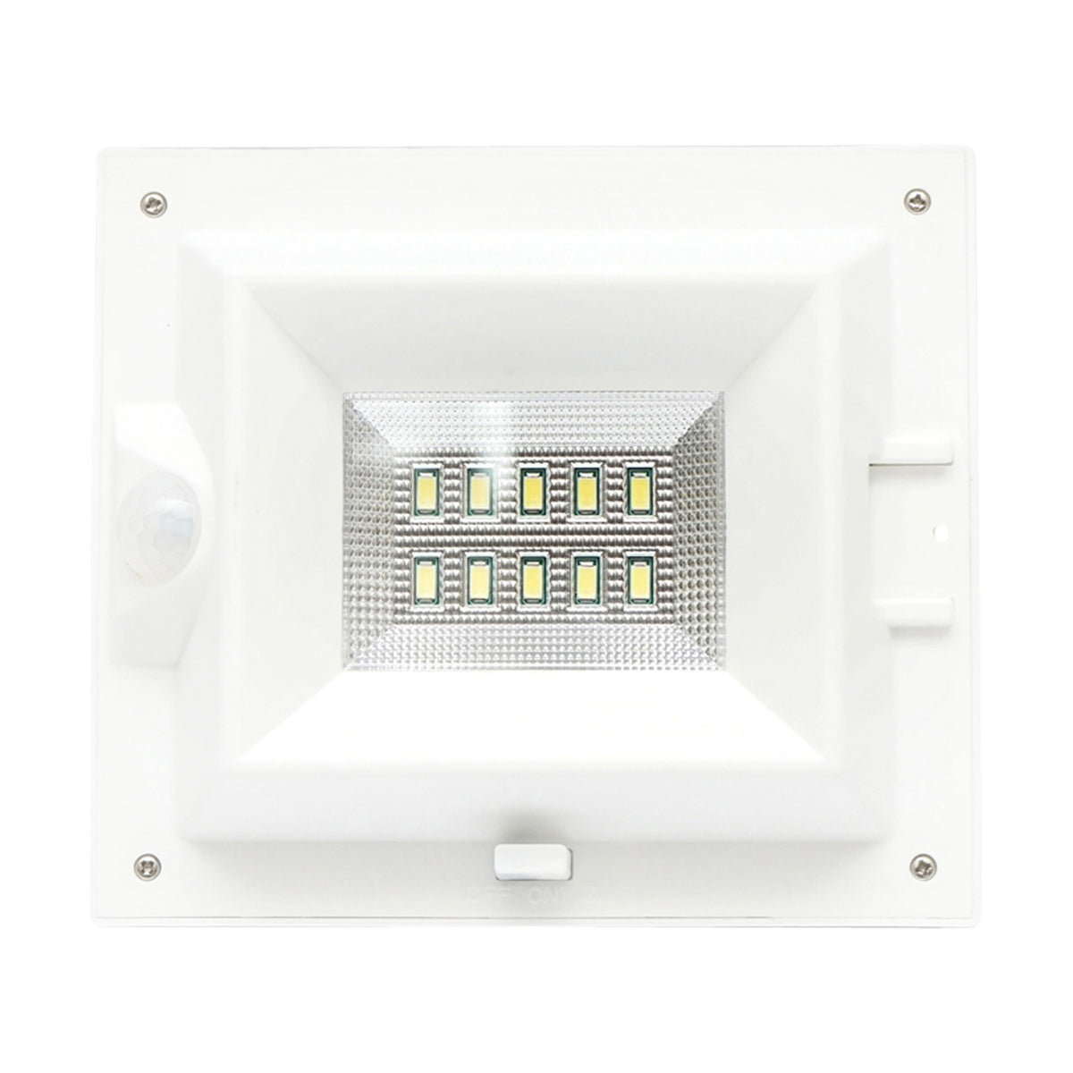 SMD-LED lámpa 10x0,5W, mozgásérzékelővel és 5V / 1.5W napelemmel, Breckner Germany