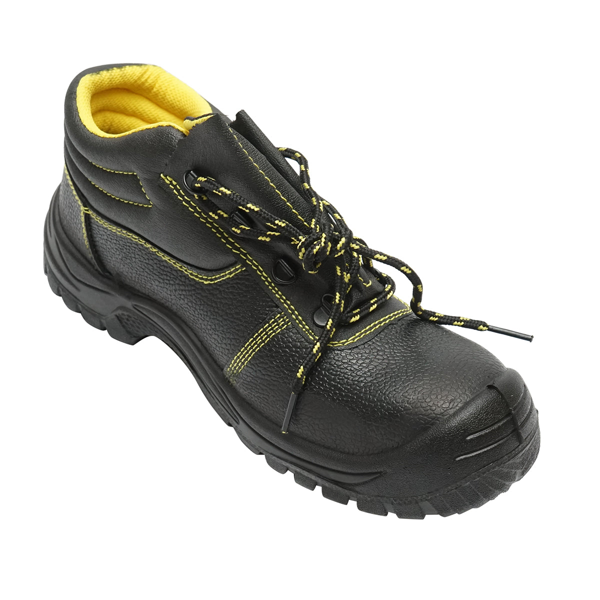 Védőbakancs acél lábujjvédővel és acél talplemezzel, 41-es méret, Crownman