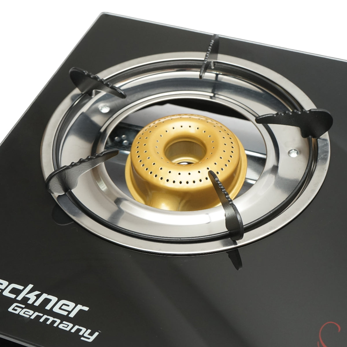 Gáztűzhely, 3 fémégő 2.5KW, biztonsági üveg 700x380x94mm Breckner Germany