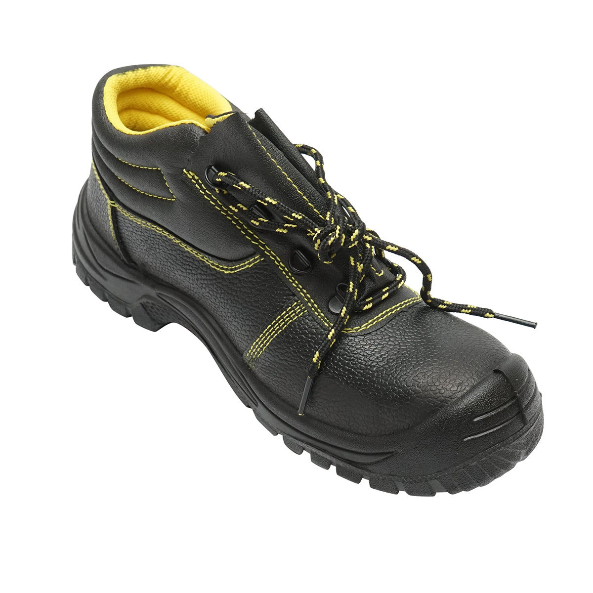 Védőbakancs acél lábujjvédővel és acél talplemezzel, 42-es méret, Crownman