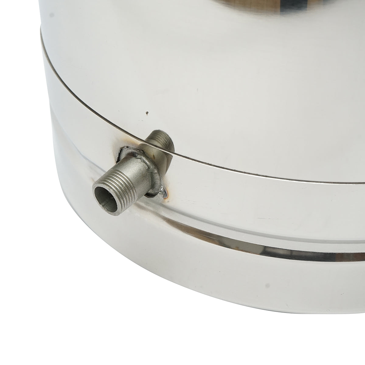 Rozsdamentes acél tejtartály fedéllel és csappal, 40 L, tehénfejő géphez, Breckner Germany