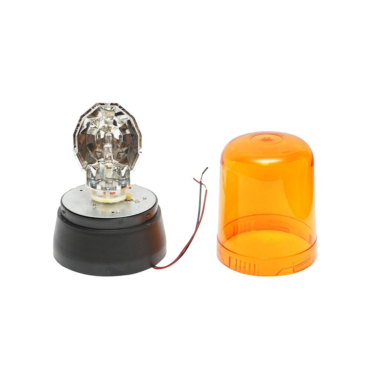 Sárga villogó (girofár), 24V, csavaros rögzítéssel