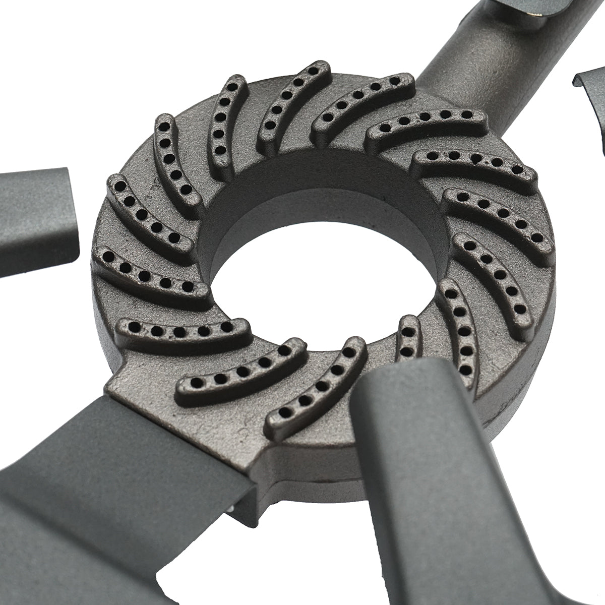 Négyzet alakú gázégő 4 lábbal 400x400x150mm