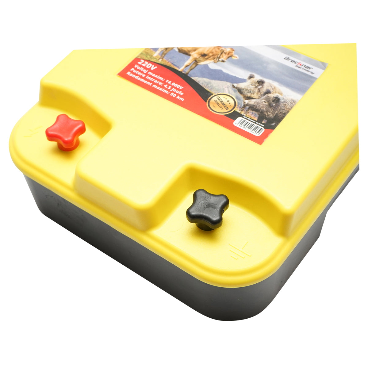 Impulzusgenerátor elektromos kerítéshez, 220 V, 4,5 Joule, 50 km hatótáv, Breckner Germany