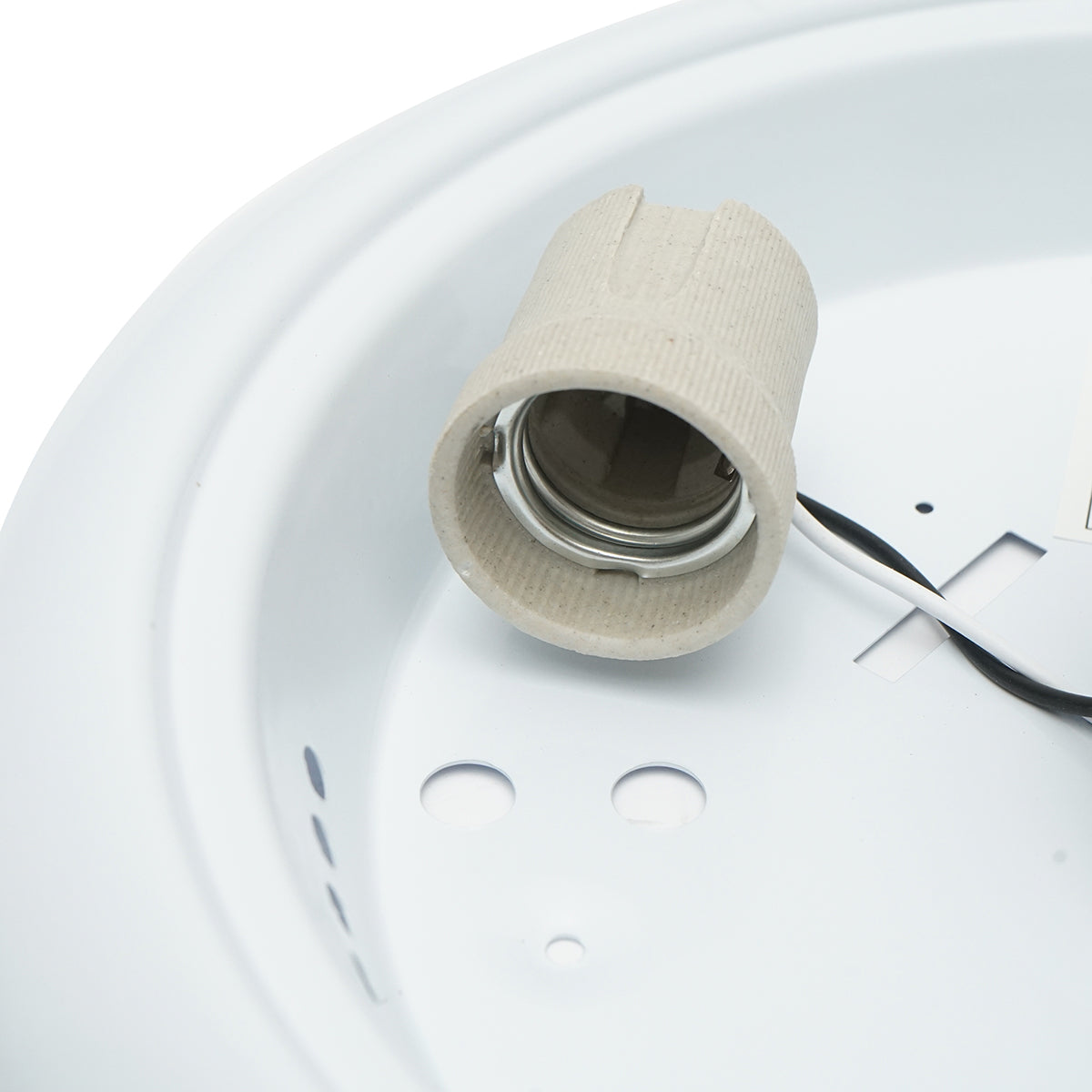 LED mennyezeti lámpa alkonyatérzékelő szenzorral, 220V, E27 2x40W, 360°, 300x105 mm, Breckner Germany