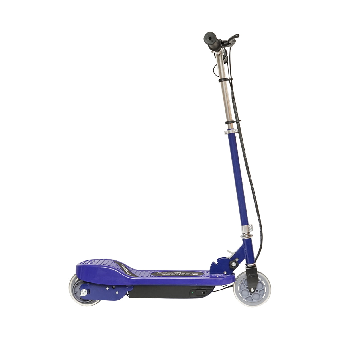 Elektromos roller gyerekeknek, kék, 120W, 24V, 4.5Ah, max. teherbírás 65 kg, max. sebesség 12 km/h, Breckner Germany