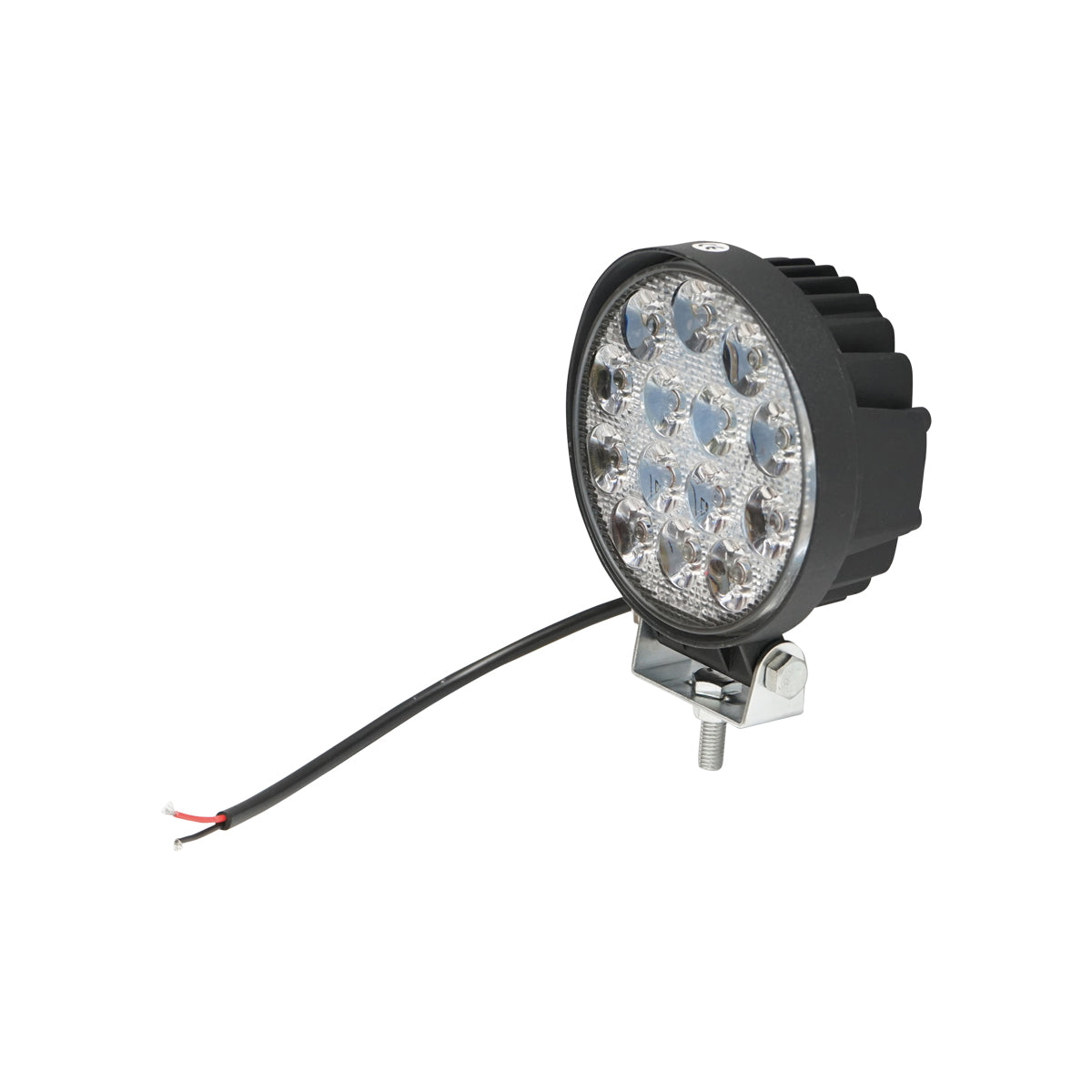Lámpa, 14 LED-del, 10–30V, 42W, 60° sugárzási szög, flood típus, 114x114x61 mm, IP67, 6000K, Breckner Germany