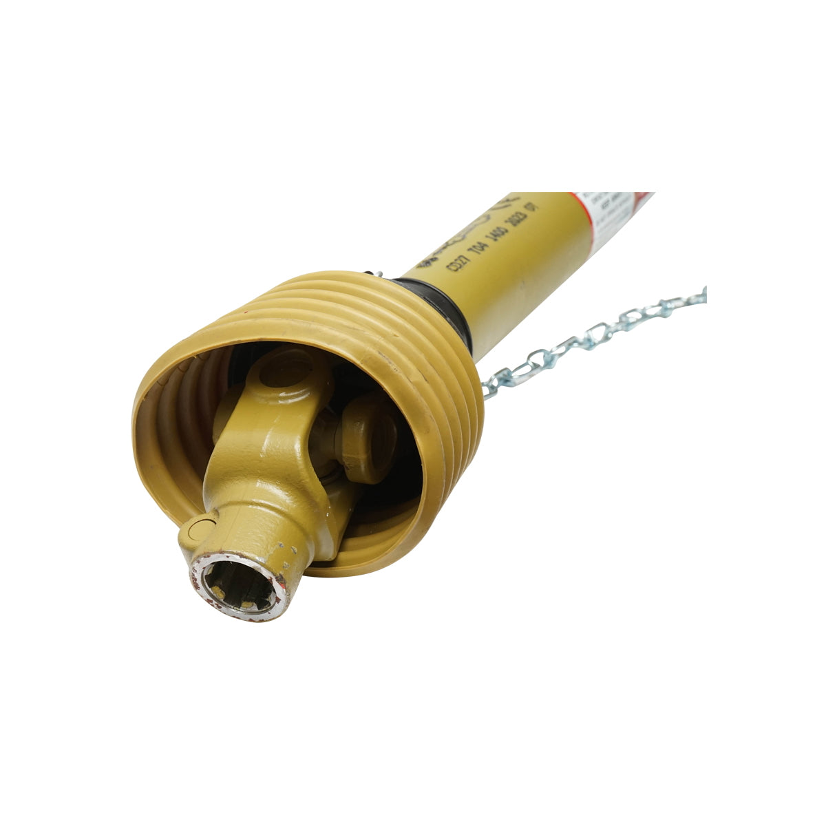 Kardántengely 1400 mm, T4, Z=6, 1 3/8", egy darab dupla kardáncsuklóval, kereszt 27x74,6 mm, Walterscheid típus