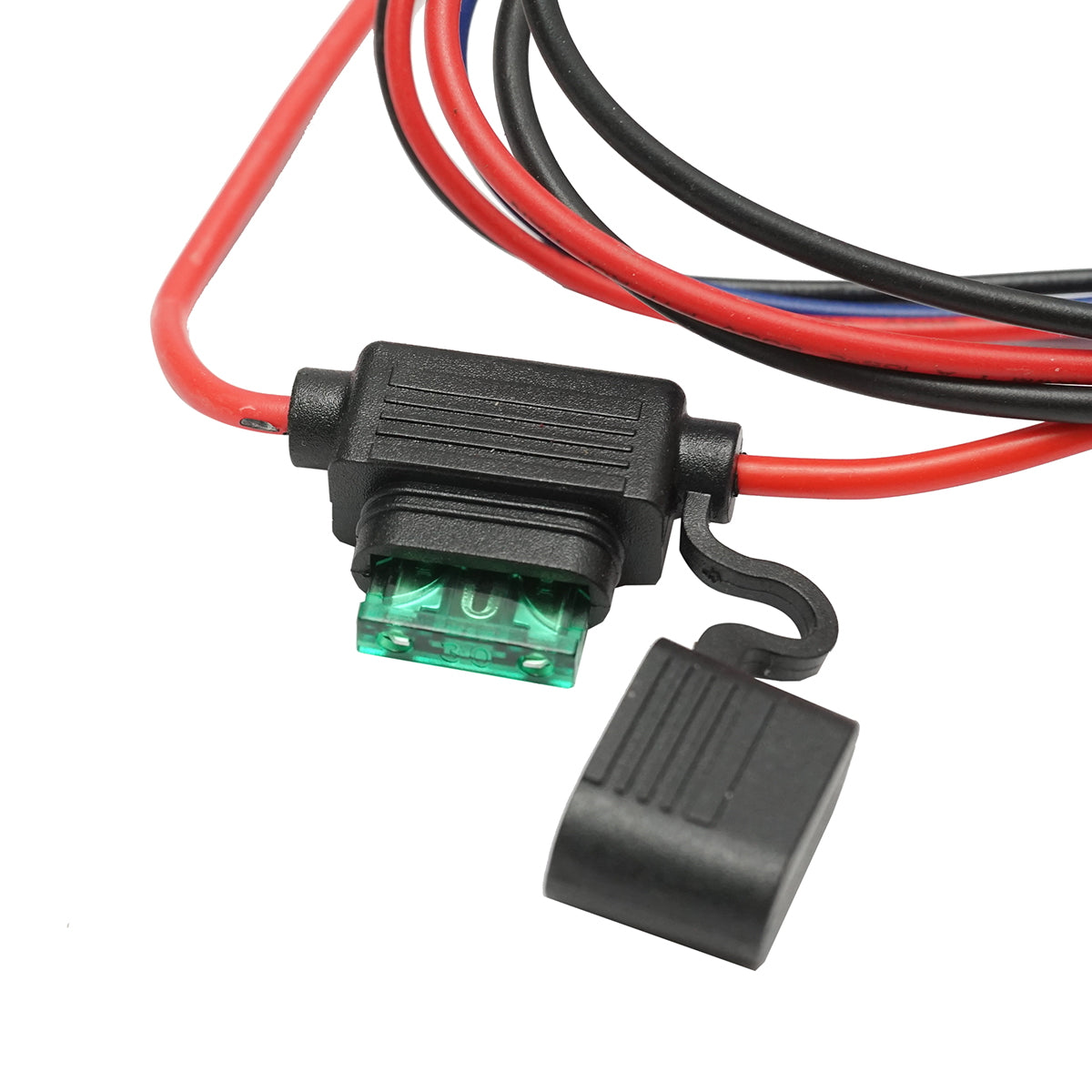 Kábelköteg nyomógombbal, relével és biztosítékkal, 12V/40A, Breckner Germany