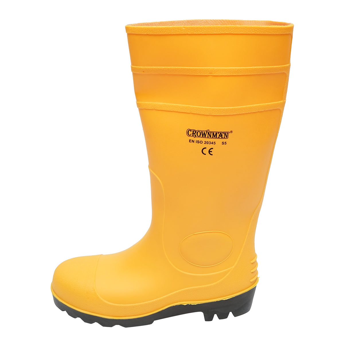 Munkavédelmi gumicsizma, sárga, 42-es méret, Crownman