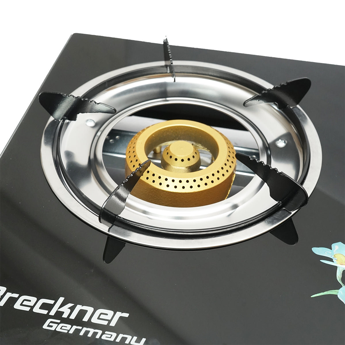 Tűzhely, 2 égős öntöttvas 2.5KW 2.5KW, biztonsági üveg 700x380x94mm Breckner Germany