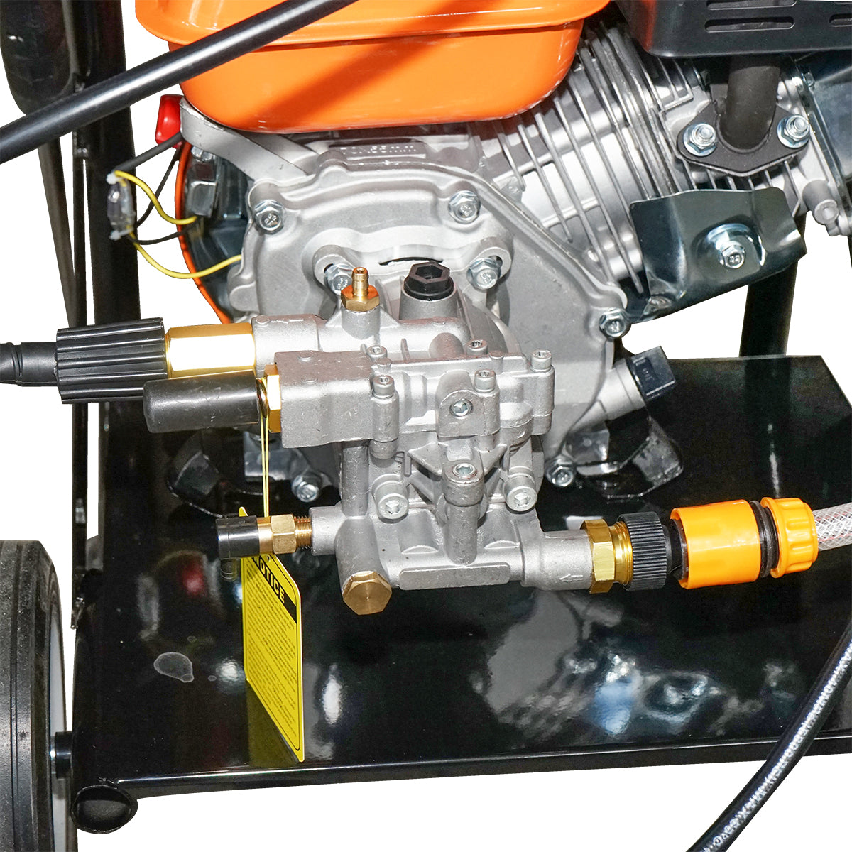 MAGASNYOMÁSÚ MOSÓ 7.5 LE 20 MPA TÖMLŐVEL ÉS SZÓRÓPISZTOLLYAL THOR