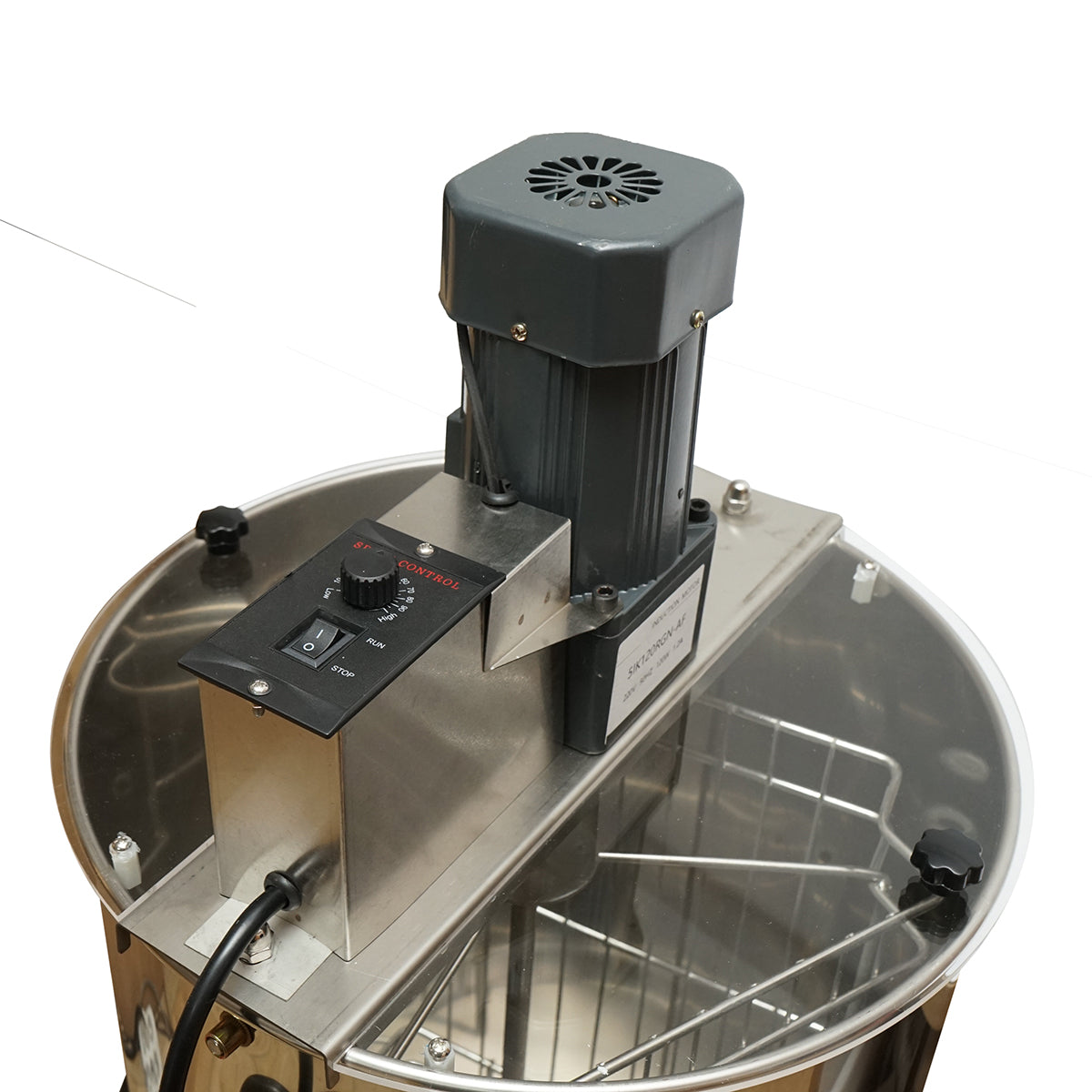 Elektromos mézpergető, 120 W, 220 V, rozsdamentes acélból, 3 keretes