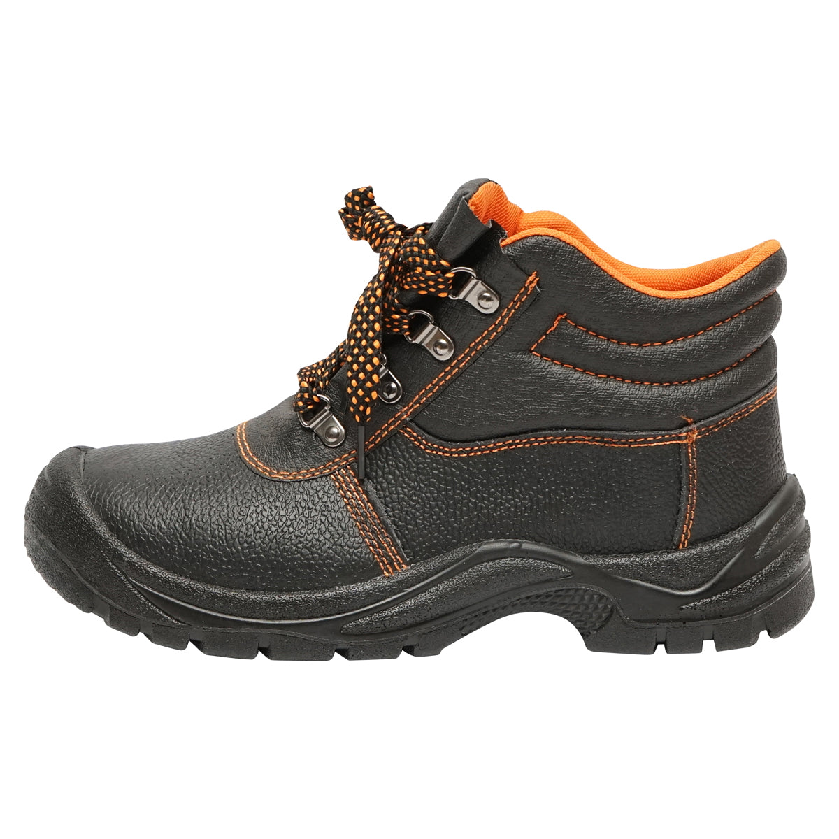 Védőbakancs, 46-os méret, acél lábujjvédővel és talplemezzel, típus: 5005