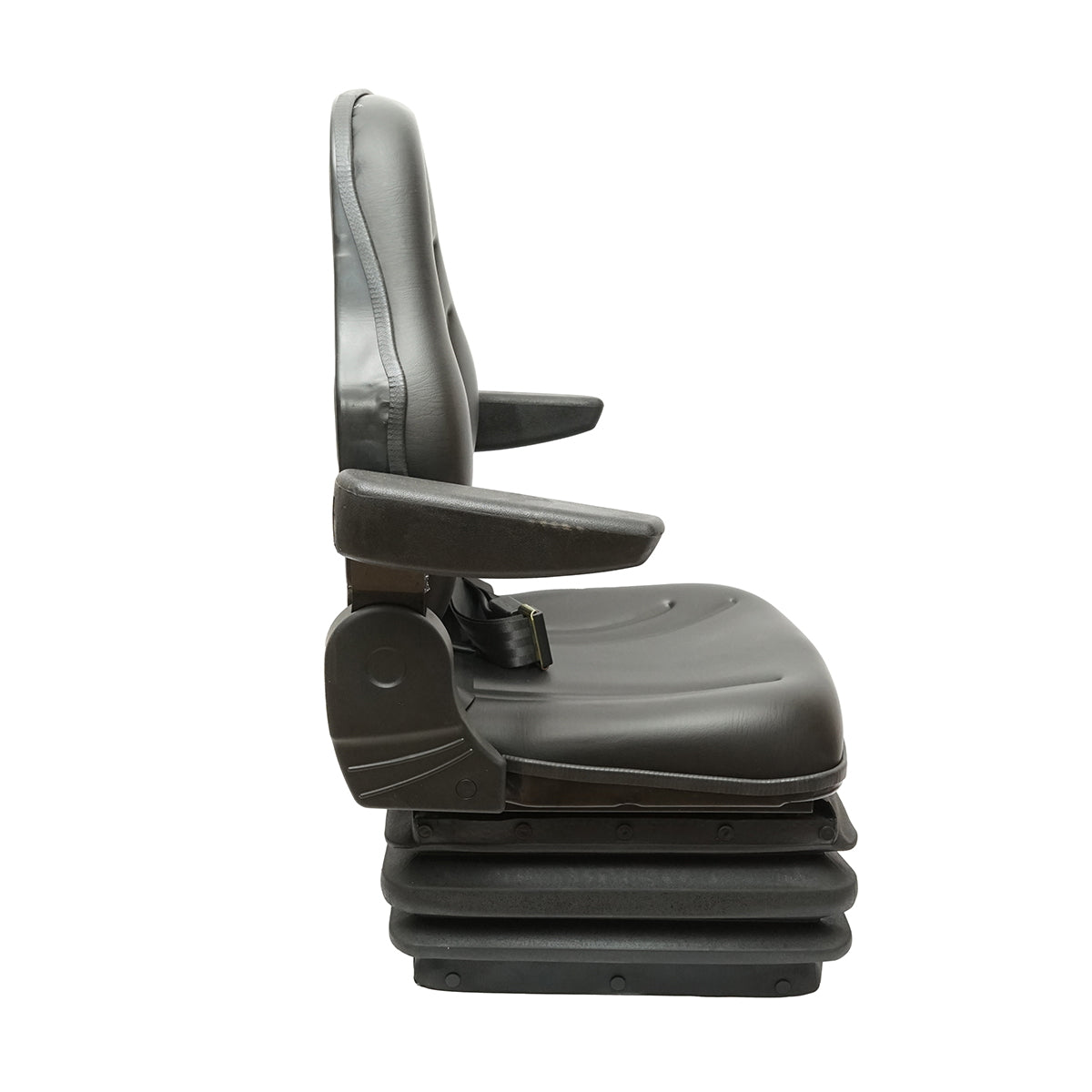 Univerzális ülés légpárnás felfüggesztéssel, magasság- és súlyállítással (50–140 kg), kartámasszal és 50–90°-ban dönthető háttámlával traktorhoz, mezőgazdasági, ipari gépekhez, targoncához