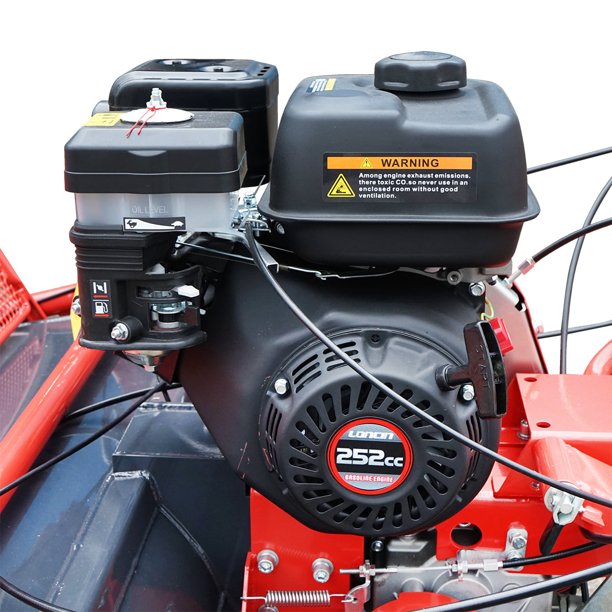 Szárzúzó Loncin 8 LE-s motorral, 600 mm munkaszélesség, 178 kg, 252 cm³, Breckner Germany