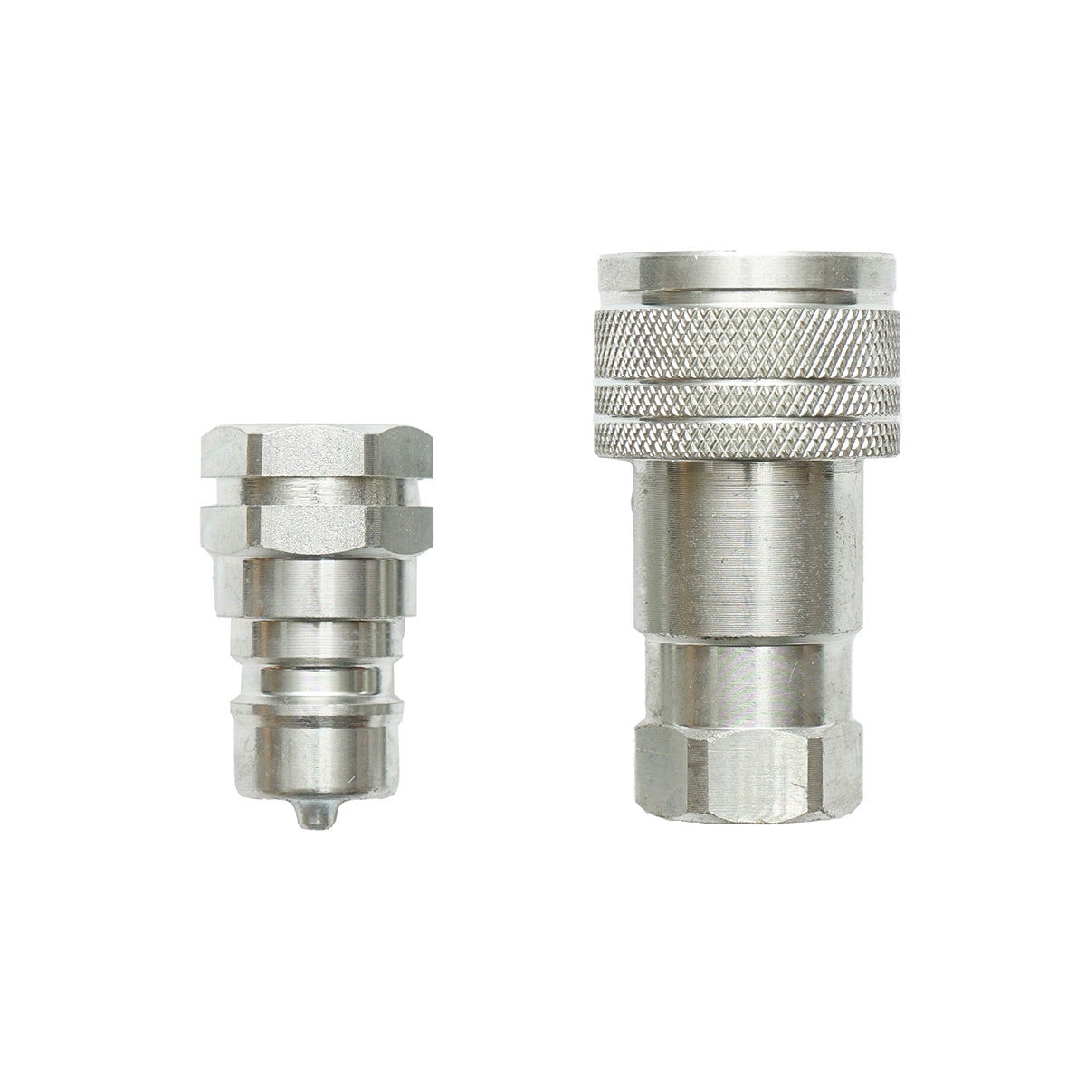 Átmenő szelep anya-apa kúpos csatlakozással, M16 menettel, M16x20 átalakítókkal (1/2" gyorscsatlakozó anya+apa készlet), 78,8x32x24 mm