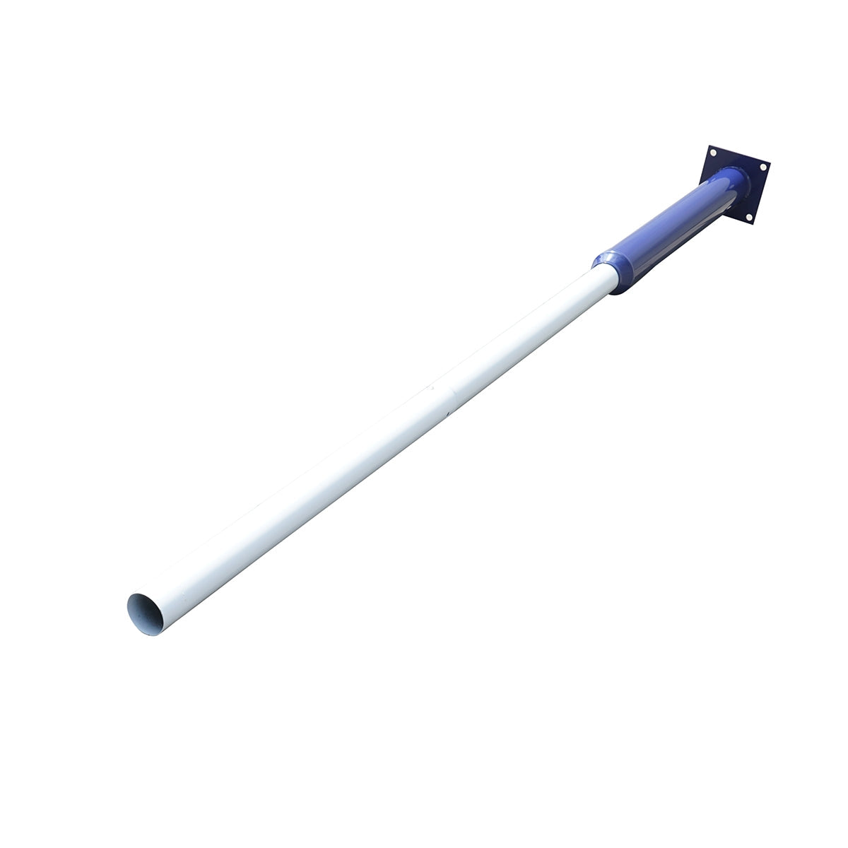 3m-es acél világítóoszlop betonra szerelhető karimával Breckner Germany