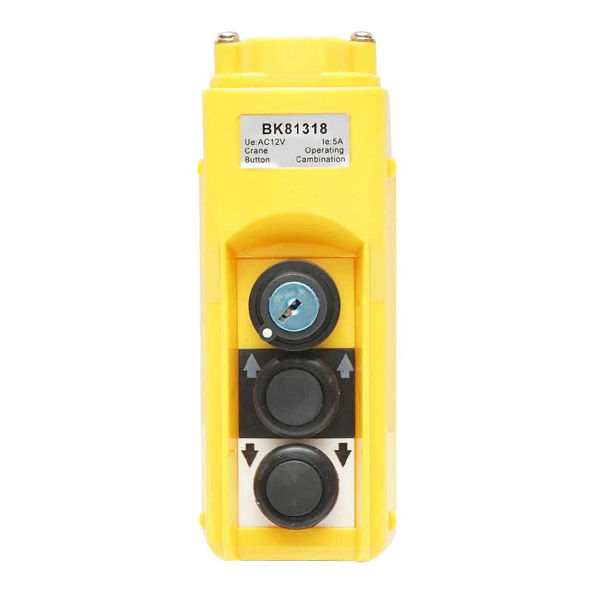 Ipari távirányító, 2 vezérléssel és főkapcsolóval kulcsos kivitelben, 12V, Breckner Germany