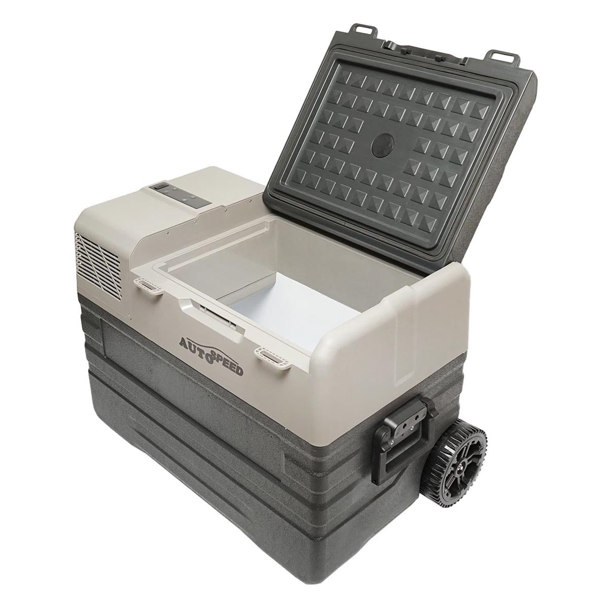 Autós hűtőszekrény kompresszorral és kerekekkel 12-24-220V 60W AUTOSPEED