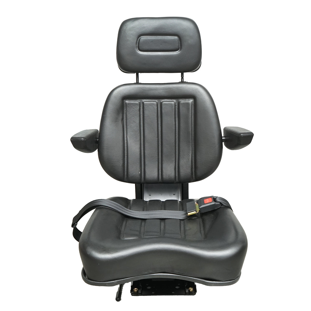 Univerzális ülés biztonsági övvel, fejtámlával és kartámasszal mezőgazdasági vagy ipari gépekhez, targoncához