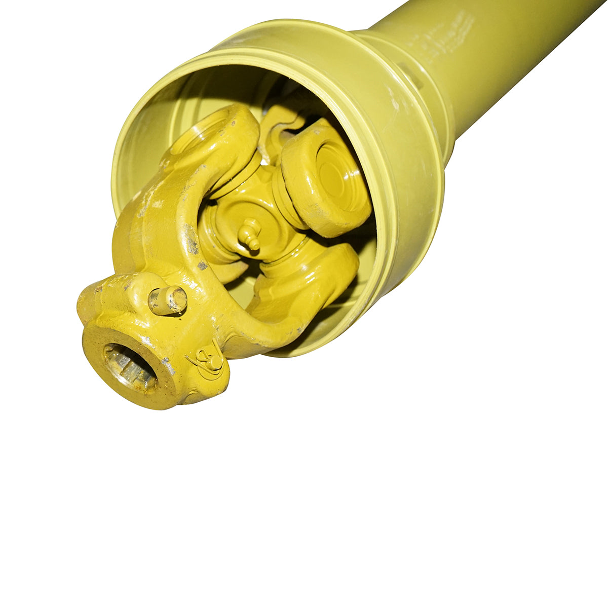 Kardántengely 1400 mm, S9 T9, kéttárcsás kuplunggal, kereszt 41x108 mm, csillag alakú csővel, 1 3/8" Z=6