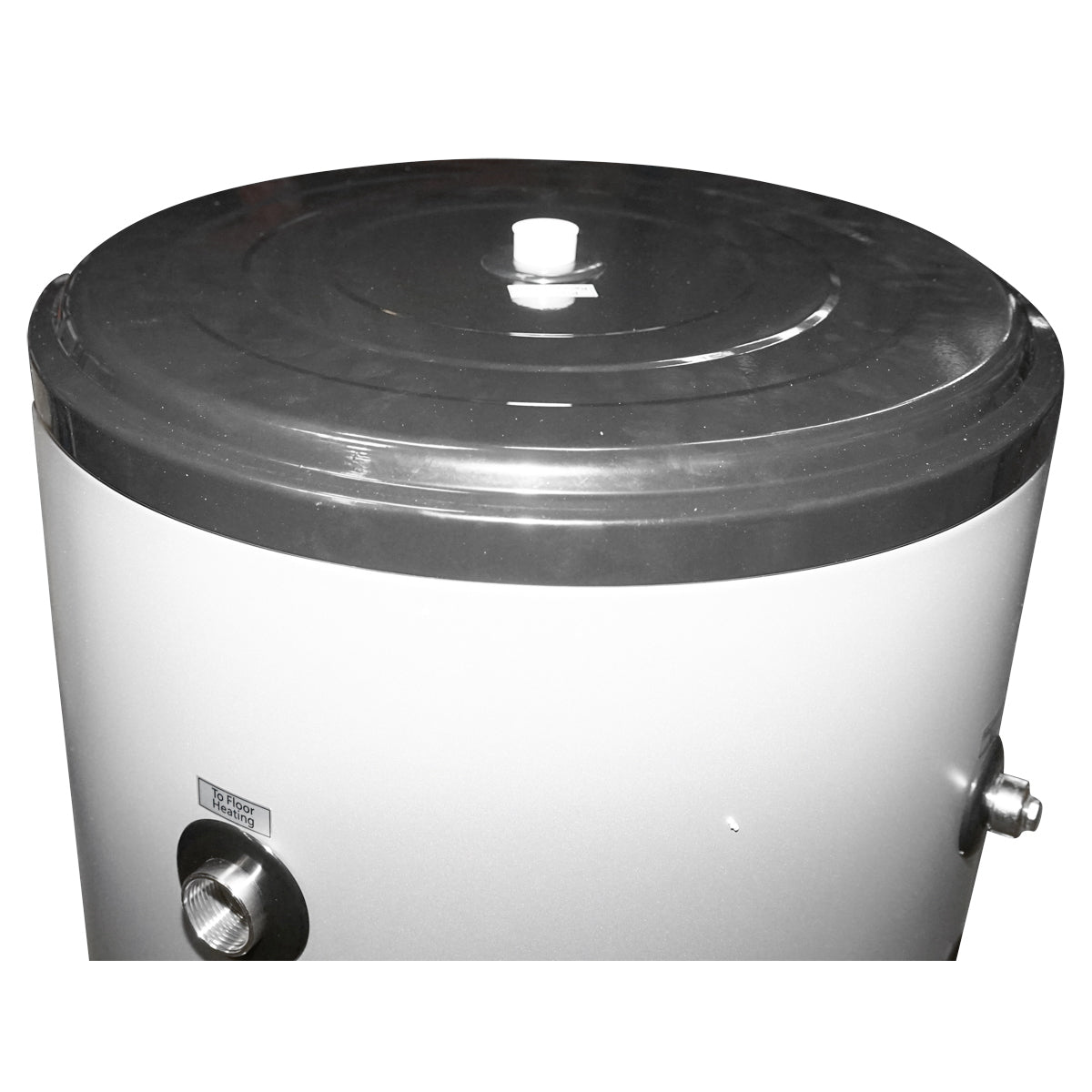 Melegvíz-tároló puffer tartály, 150L, nyomás alatti, 3 kW, hőszivattyúhoz, méret: 470x1470 mm, SPRSUN