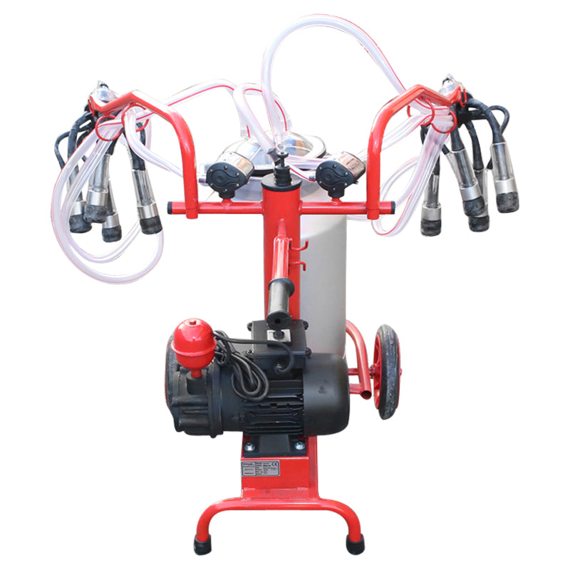 Tehén fejőgép 2 egységgel 40L alumínium tartály, vákuummal, Breckner Germany