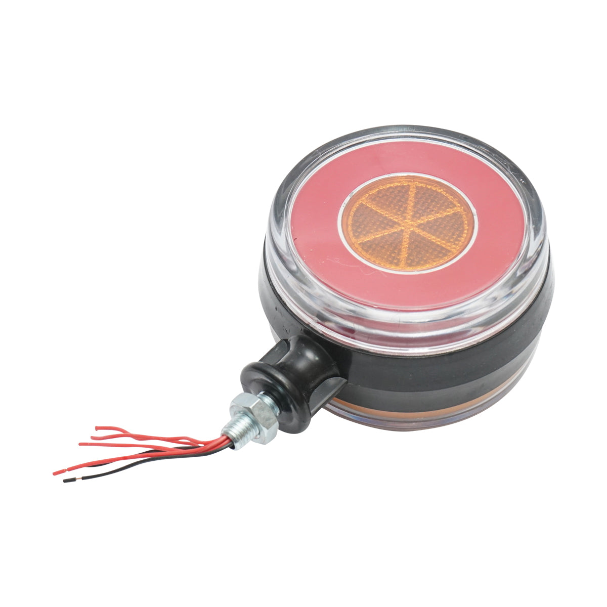 Tükörre szerelhető LED helyzetjelző lámpa, 12/24V, piros/sárga, FR0332RY, Breckner Germany