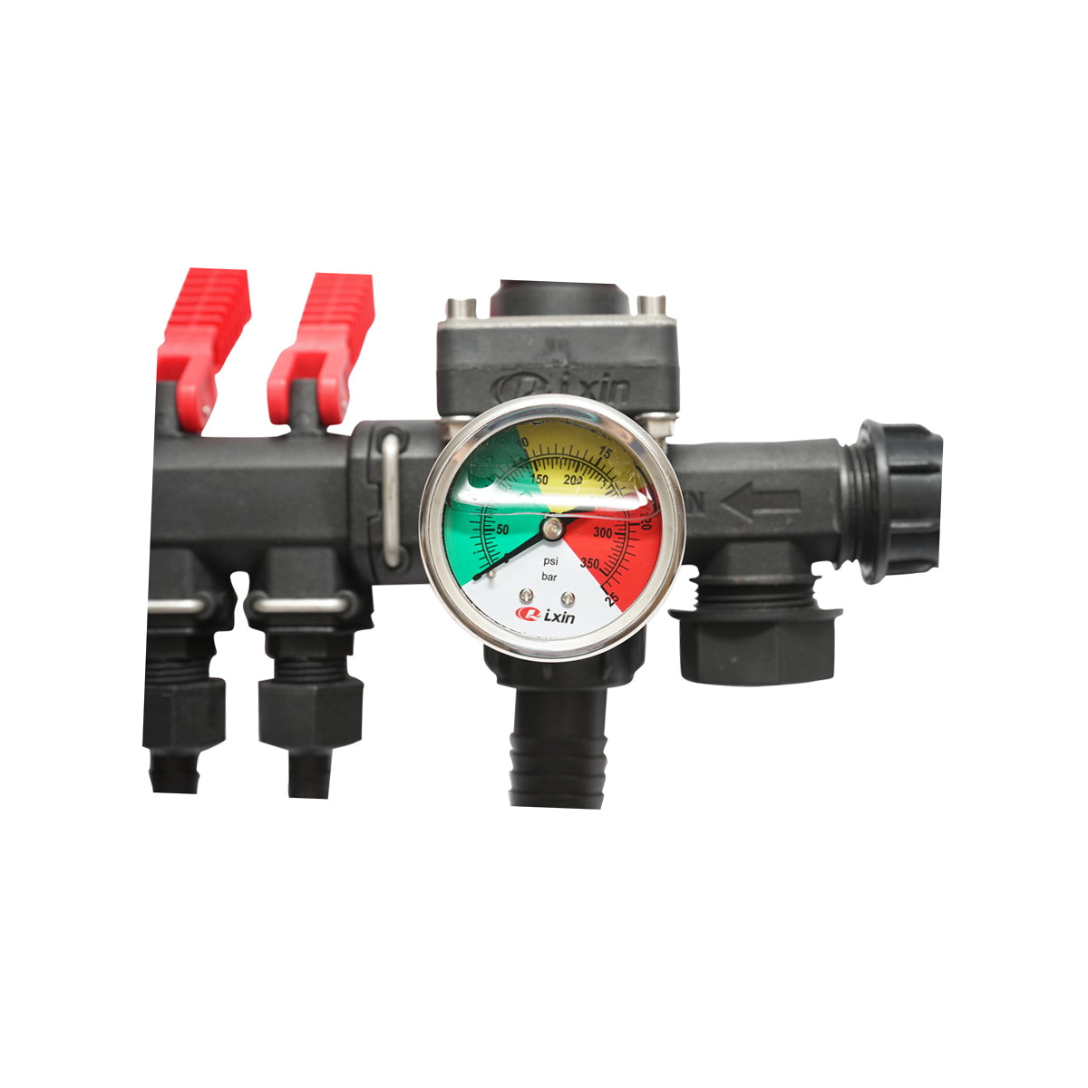 4-utas osztóegység nyomásmérővel permetezőgéphez (lengyel modell kompatibilis)