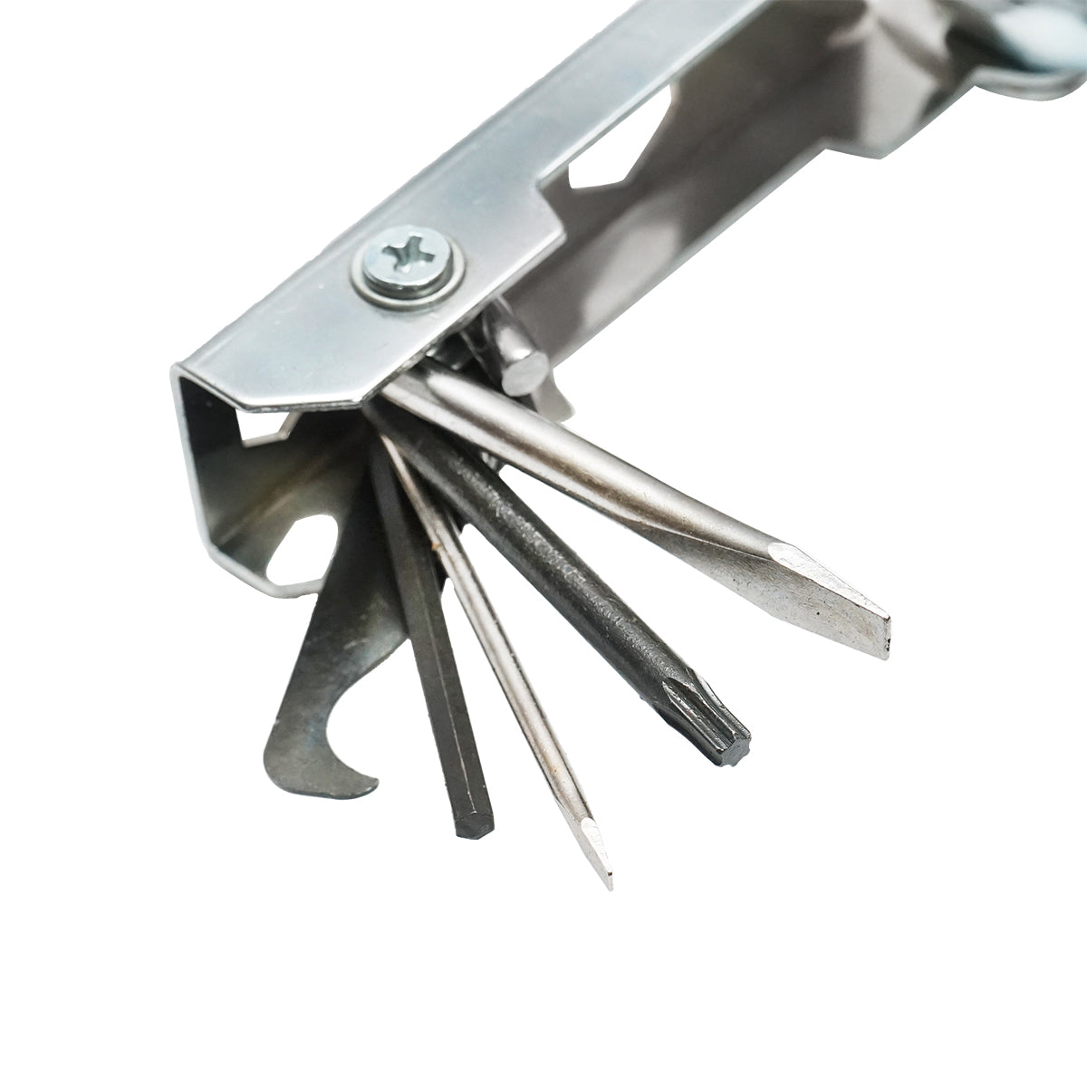 Többfunkciós zsebkés típusú szerszám láncfűrész karbantartáshoz