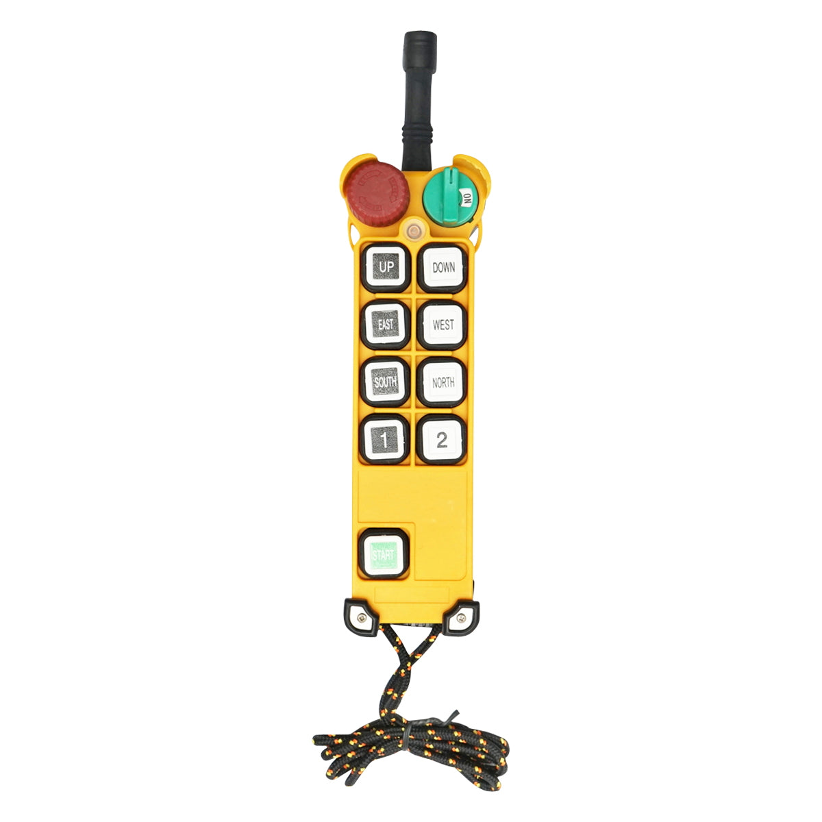 Vezeték nélküli ipari távirányító, 10 vezérléssel, AC 380V, vízálló kivitel, Breckner Germany