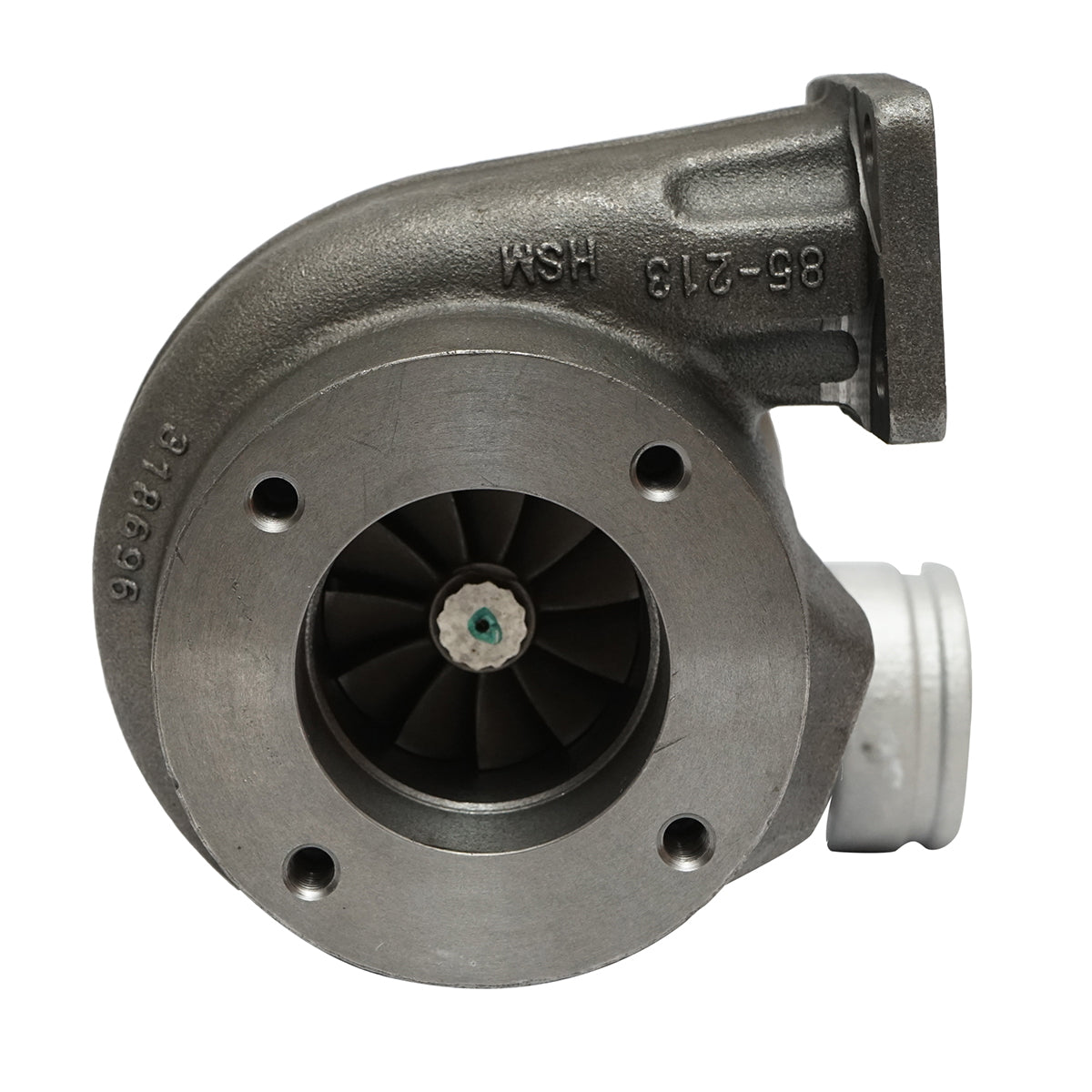 Turbófeltöltő Volvo EC210B kotrógéphez, D6D motorral, OEM kód: 318706, 04282637, 04258679