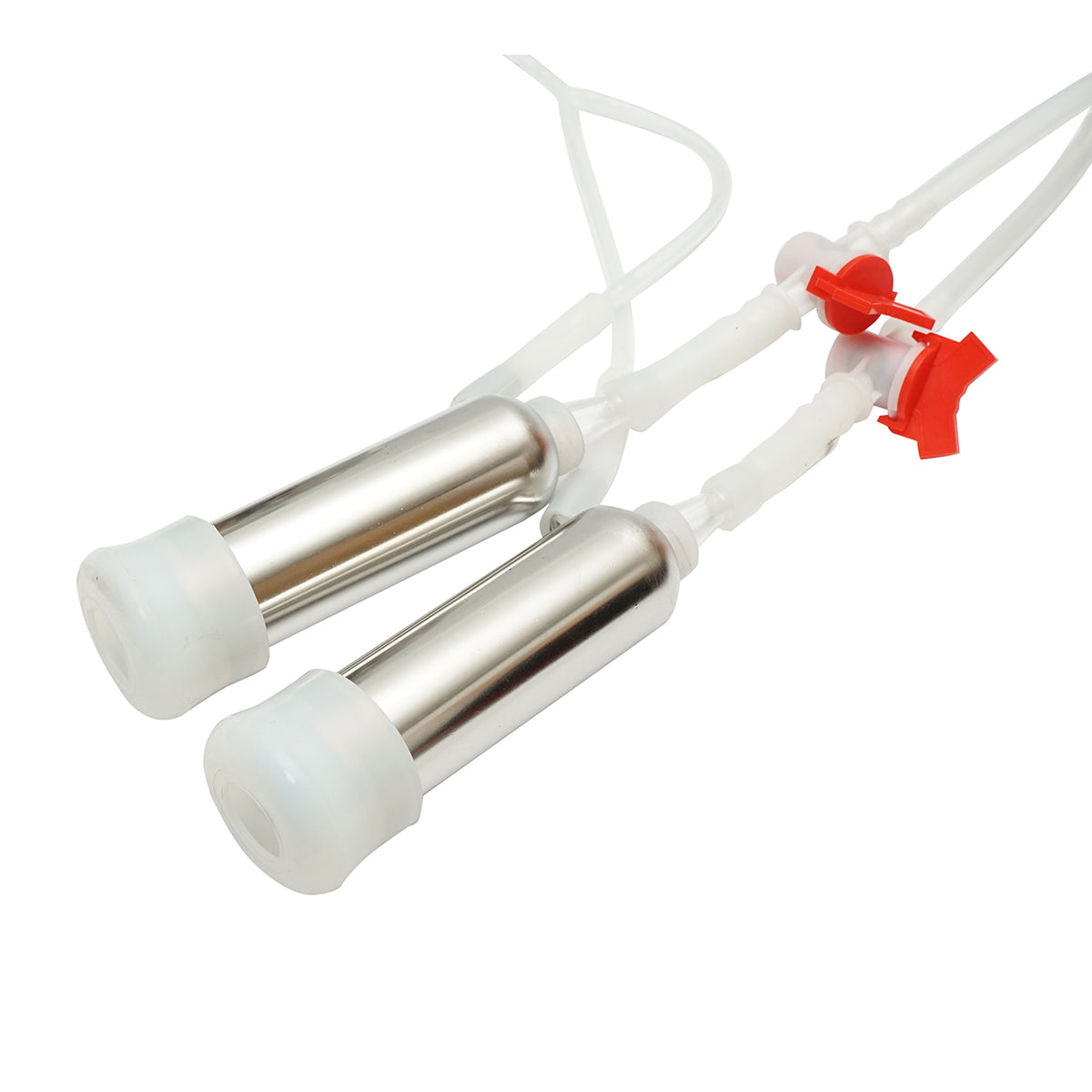 Hordozható fejőgép, 60 W, 1 állásos, tehenekhez, 14 literes rozsdamentes acél tartállyal