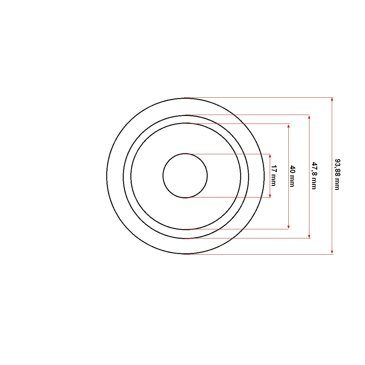 Csapágyazott láncfeszítő kerék bálázóhoz