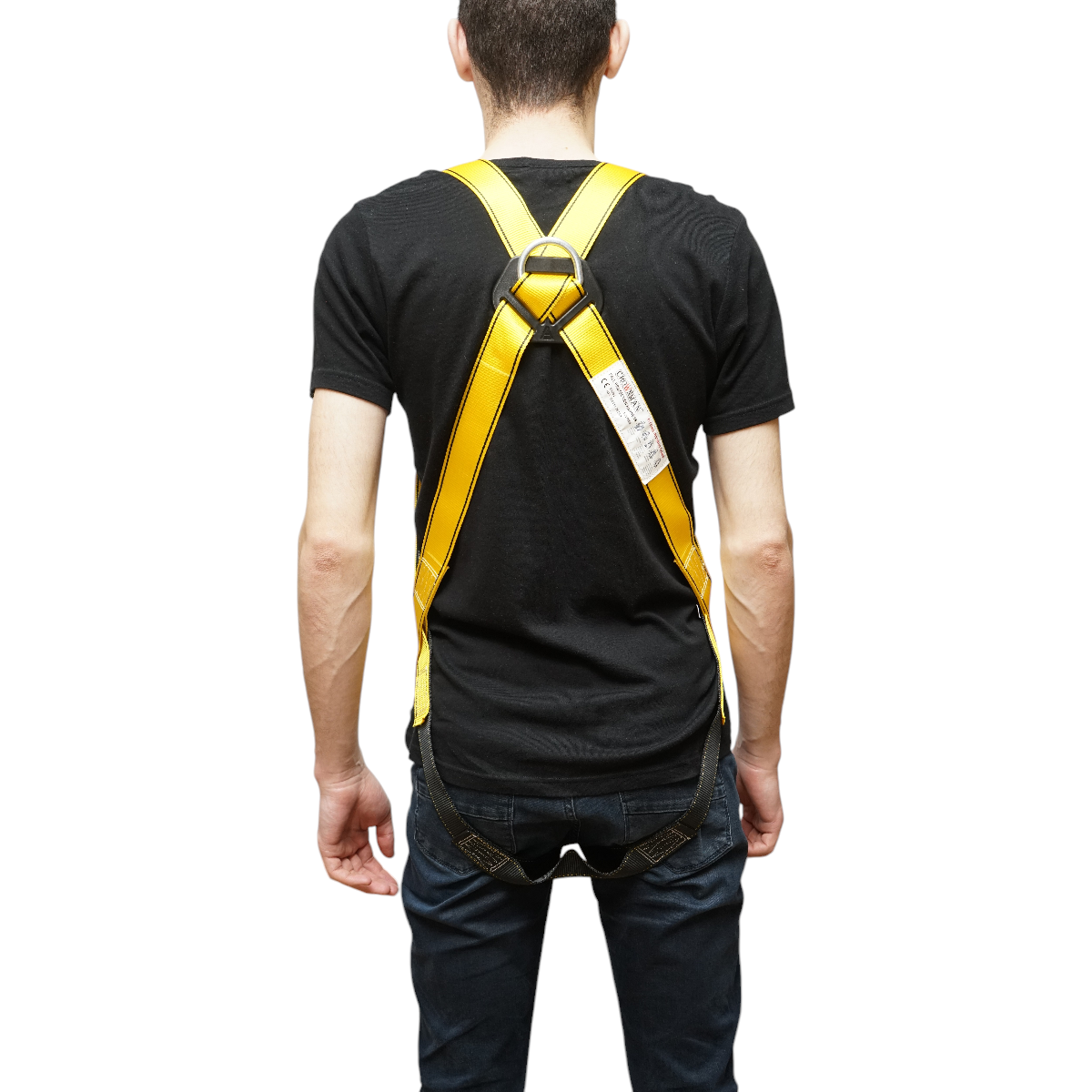 Biztonsági heveder, 3 pontban állítható, 45 mm széles, max. teherbírás: 2000 kg, Crownman