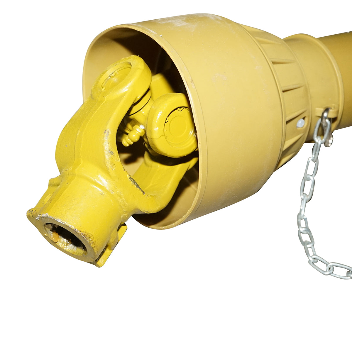 Kardántengely 850 mm, T5, univerzális racsnis kuplunggal, kereszt 30,2x80 mm, háromszög alakú csővel, 1 3/8" Z=6, kaszához 1,85 m